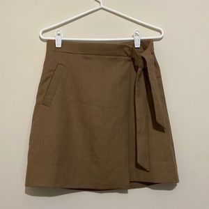 J. Crew wool wrap skirt